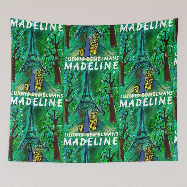 Item preview, Madeline Vintage Children's Book Cover  designed and sold by booksnbobs.