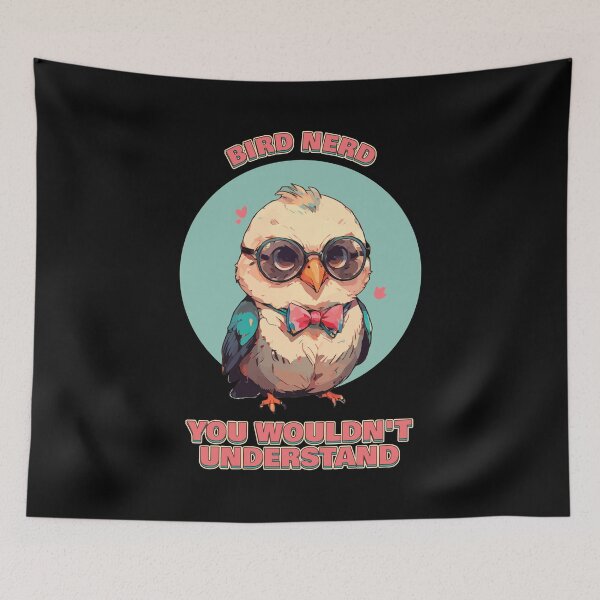 Item preview, Bird Nerd You Wouldn't Understand - Cute Pastel Birdperson Art for Bird Lovers designed and sold by thecatcouch.