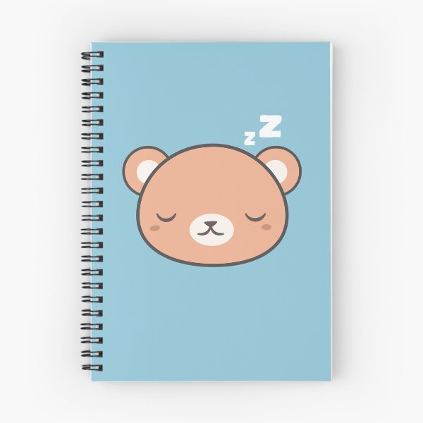 Item preview, Sleepy Kawaii Cute Brown Bear designed and sold by happinessinatee.
