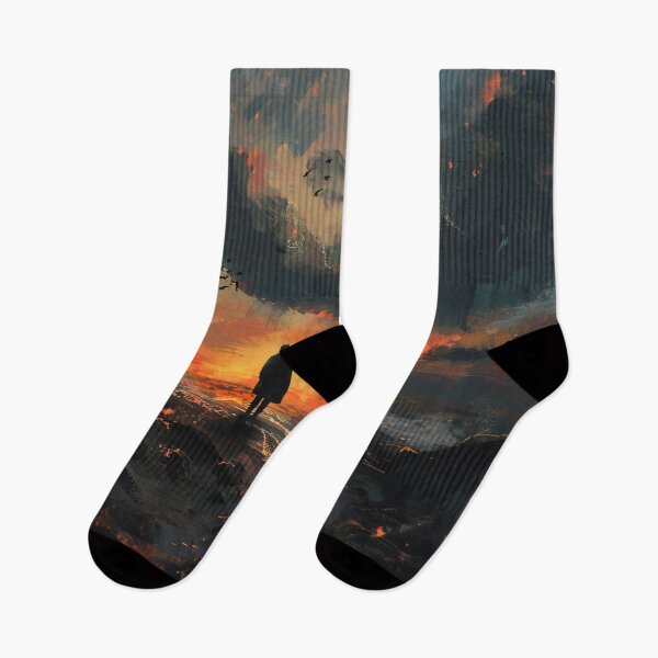 Item preview, Beacon of Solace: Amidst the Embered Sky designed and sold by oanaunciuleanu.