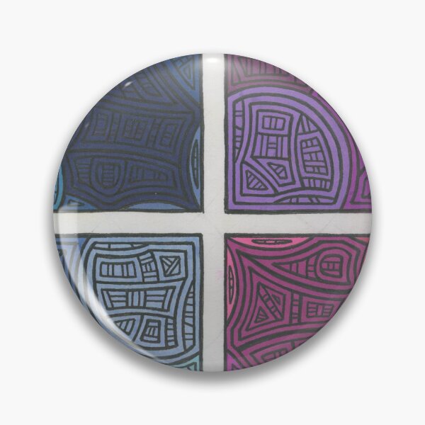 Item preview, Colored Boxes with Interlocking Circles designed and sold by XopherBograt.