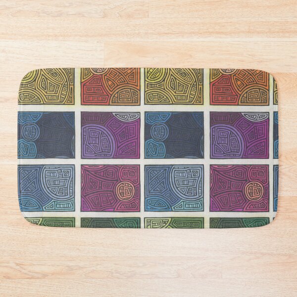 Item preview, Colored Boxes with Interlocking Circles designed and sold by XopherBograt.