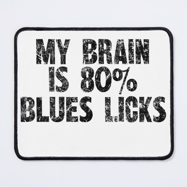 Item preview, My Brain Is 80% Blues Licks - Groovy Guitarist Apparel designed and sold by SRZT.
