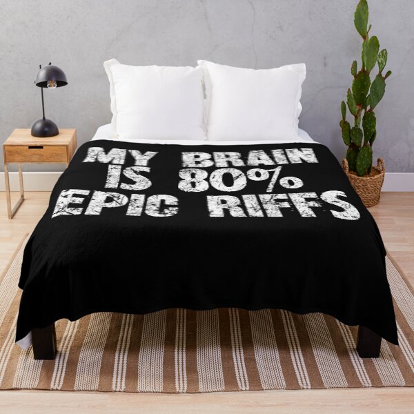 Item preview, My Brain Is 80% Epic Riffs - Rock Guitarist Design designed and sold by SRZT.