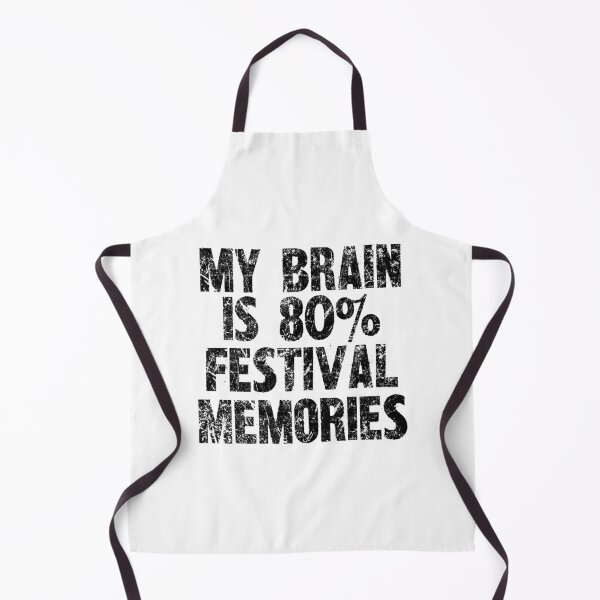 Item preview, My Brain Is 80% Festival Memories - Music Festival Enthusiast Design designed and sold by SRZT.