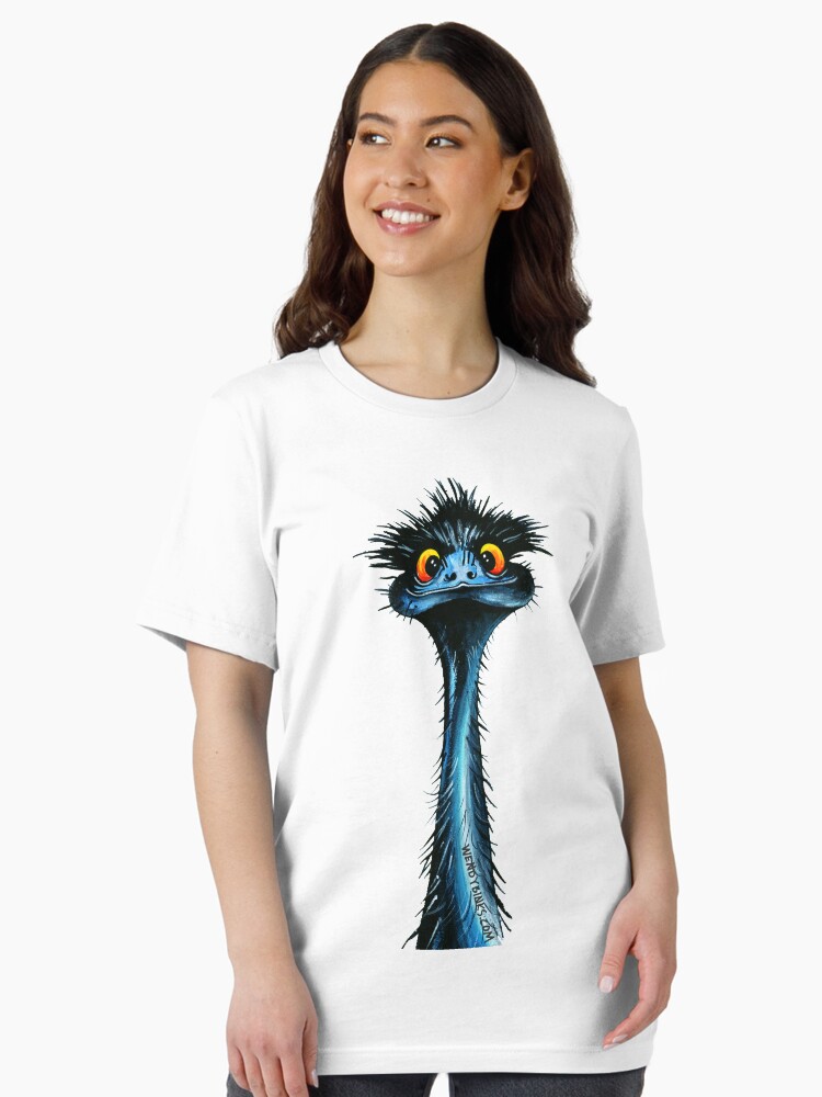Thumbnail 2 of 7, Essential T-Shirt, stunned emu designed and sold by Wendybinks.