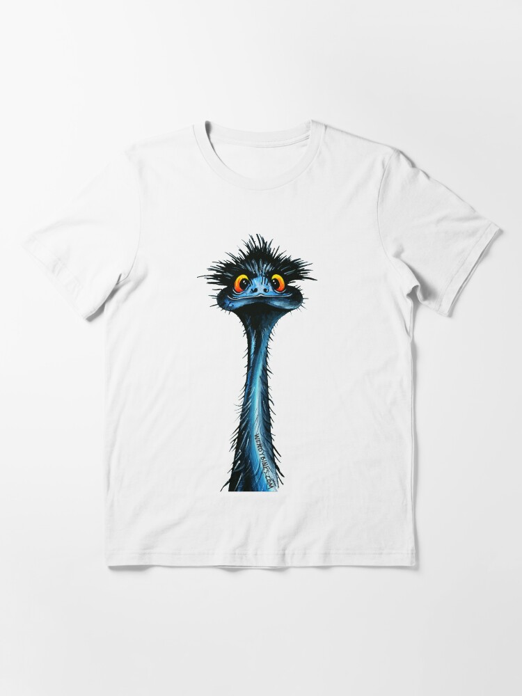 Thumbnail 3 of 7, Essential T-Shirt, stunned emu designed and sold by Wendybinks.