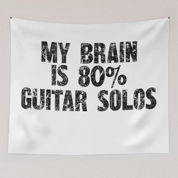 Item preview, My Brain Is 80% Guitar Solos - Shred Master designed and sold by SRZT.