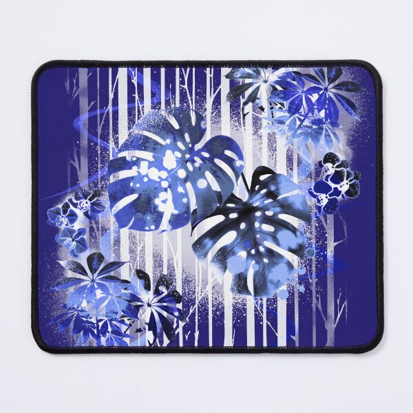 Item preview, Tropical leaf pattern #1 - Blue designed and sold by ArtSea-Bubble.