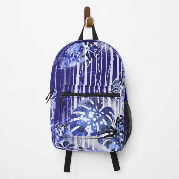 Item preview, Tropical leaf pattern #1 - Blue designed and sold by ArtSea-Bubble.
