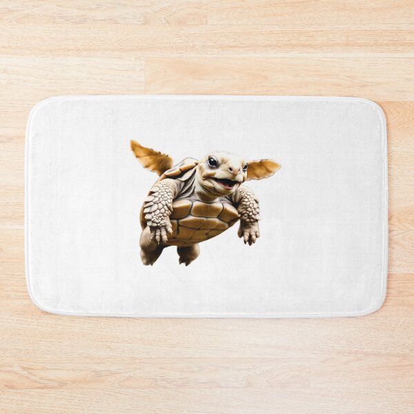 Item preview, A Sulcata tortoise flies with a smiling face designed and sold by gao7650.
