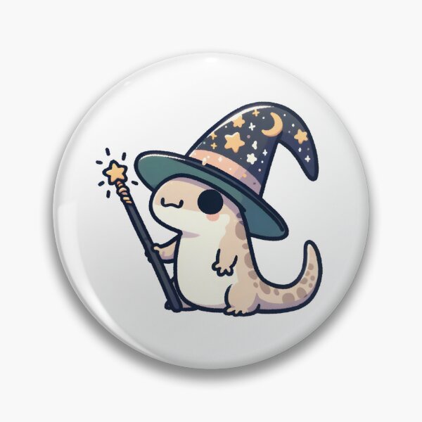 Artikelvorschau, Lizard Wizard with Magic Wand entworfen und verkauft von UmbrellaStudio1.