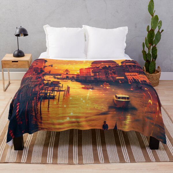 Item preview, Venetian Vision: Cyber Serenity at Dusk designed and sold by Moisky Art.