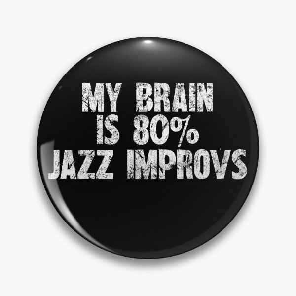 Item preview, My Brain Is 80% Jazz Improvs - Smooth Sax & Keys Tee designed and sold by SRZT.