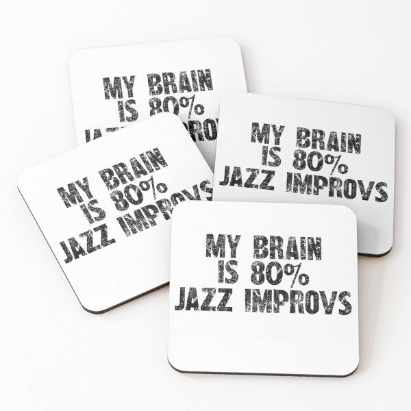 Item preview, My Brain Is 80% Jazz Improvs - Smooth Sax & Keys Tee designed and sold by SRZT.