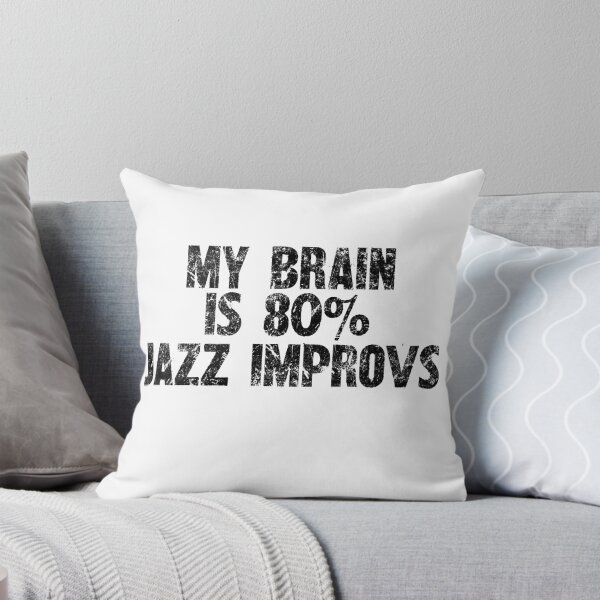 Item preview, My Brain Is 80% Jazz Improvs - Smooth Sax & Keys Tee designed and sold by SRZT.