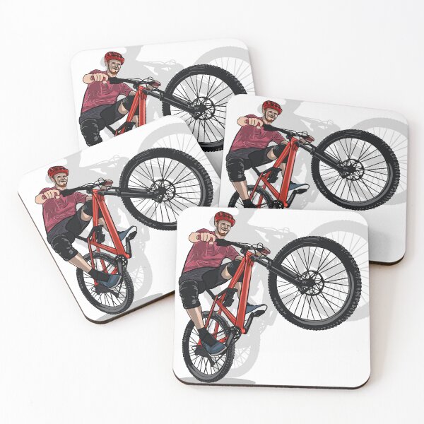 Item preview, Wheelie Wizard: MTB Rider Mastering the Fat Wheelie designed and sold by GrizzlyCollective.