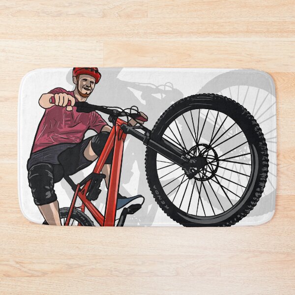 Item preview, Wheelie Wizard: MTB Rider Mastering the Fat Wheelie designed and sold by GrizzlyCollective.