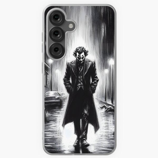 Item preview, Joker Black and White Illustration designed and sold by DesignRizz.