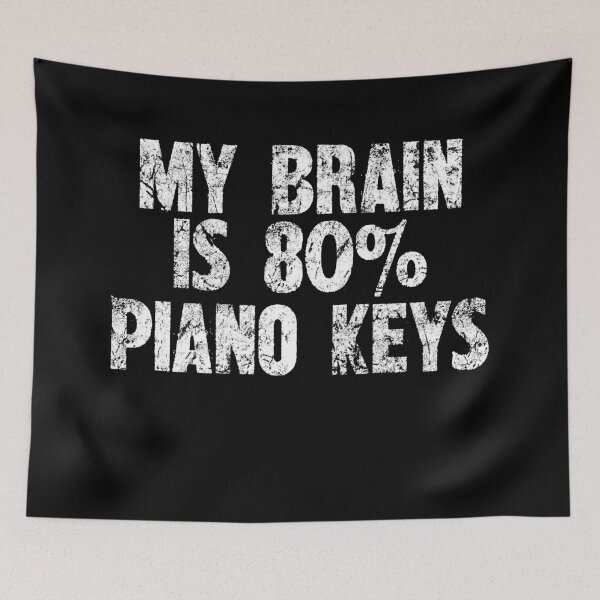 Item preview, My Brain Is 80% Piano Keys - Classical Musician designed and sold by SRZT.