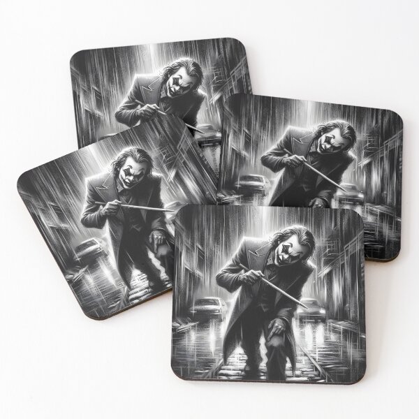 Item preview, Joker Black and White Illustration designed and sold by DesignRizz.