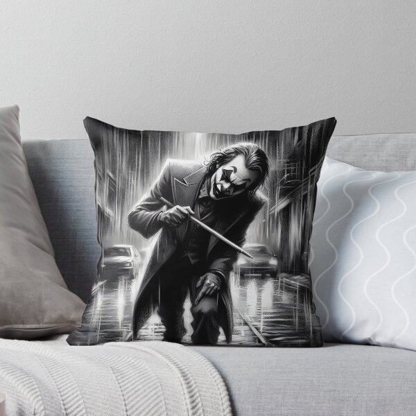 Item preview, Joker Black and White Illustration designed and sold by DesignRizz.