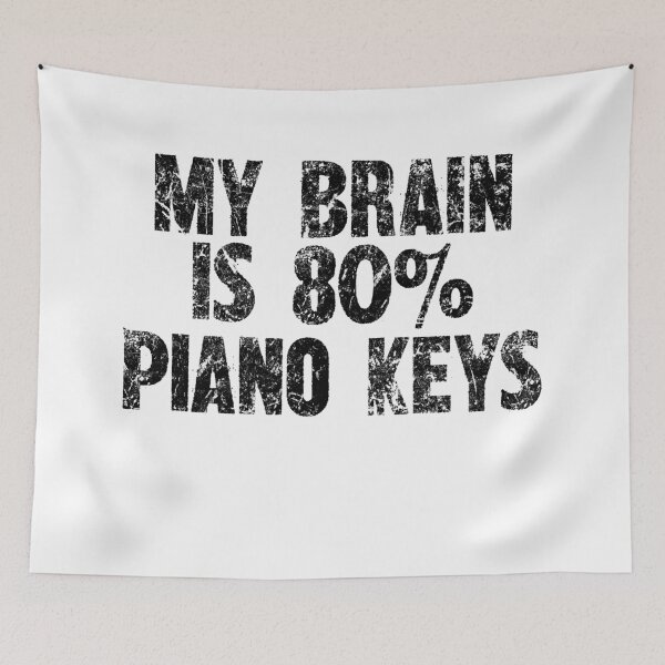 Item preview, My Brain Is 80% Piano Keys - Classical Musician designed and sold by SRZT.