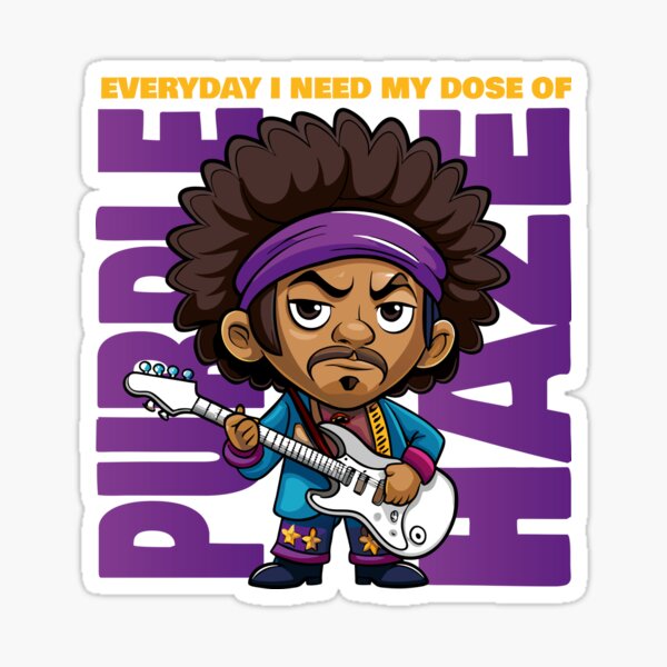 Artikel-Vorschau von Jeden Tag brauche ich meine Dosis Purple Haze, designt und verkauft von therockstuff.