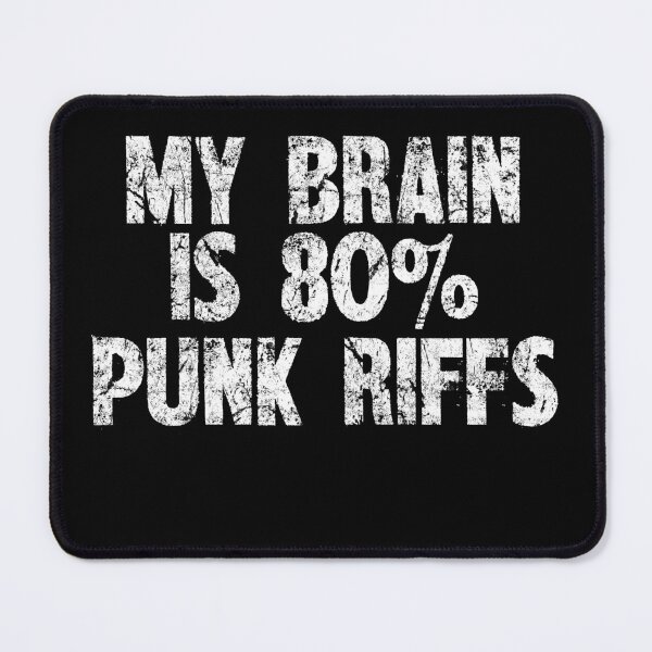 Item preview, My Brain Is 80% Punk Riffs - Rebel Rocker Tee designed and sold by SRZT.