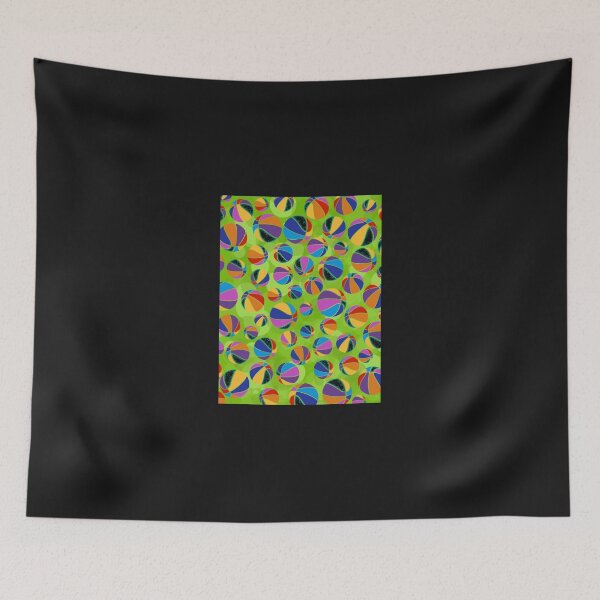 Item preview, Basketballs Colorful Pattern Chiffon Top designed and sold by JaylDooley.