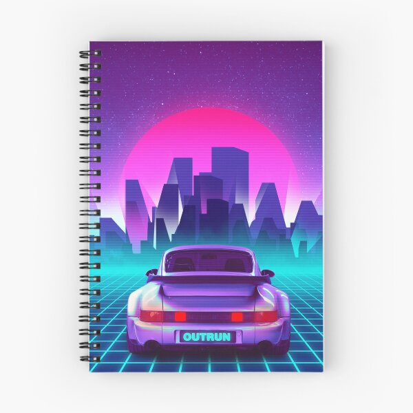 Item preview, 80s Porsche Retrowave city designed and sold by exhozt.
