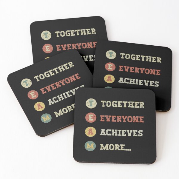 Item preview, Team - Together Everyone Achieves More designed and sold by franktact.
