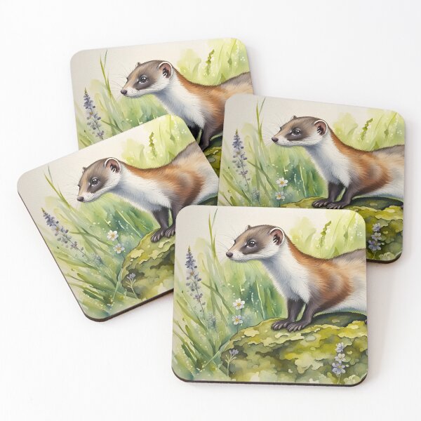 Item preview, Stoat (Mustela erminea) - British Wildlife designed and sold by Country-Artist.