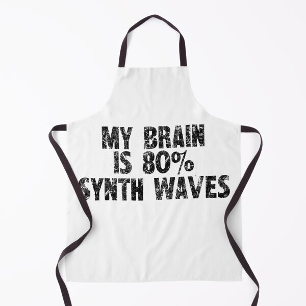Item preview, My Brain Is 80% Synth Waves - Retro Electro Tee designed and sold by SRZT.