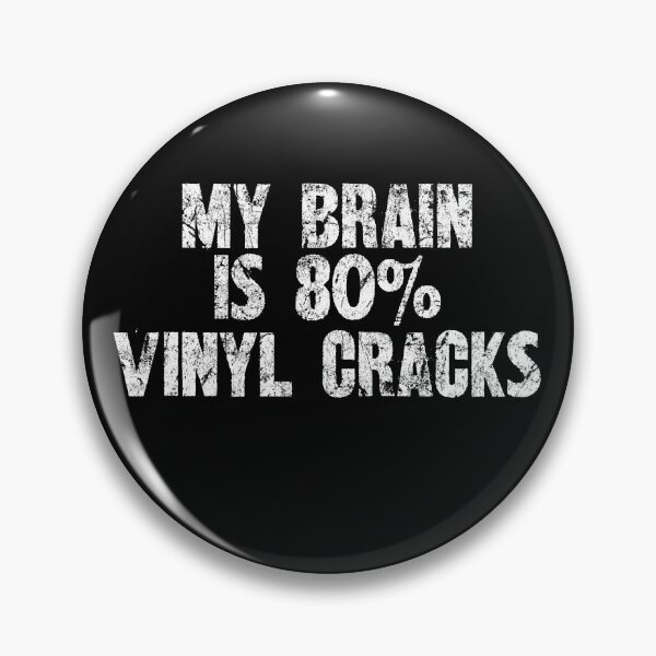 Item preview, My Brain Is 80% Vinyl Cracks - Vintage Record Collector Tee designed and sold by SRZT.