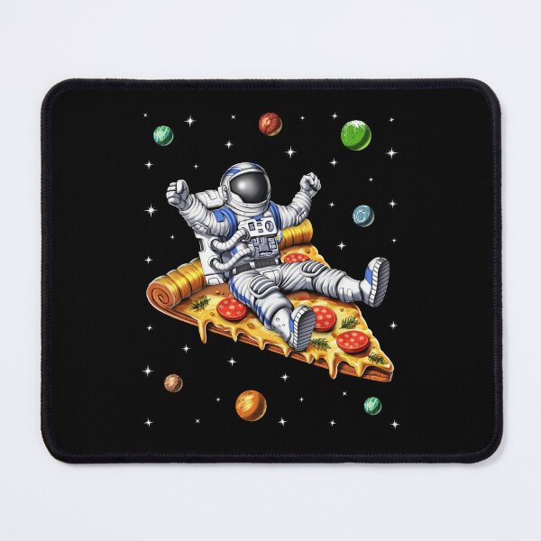 Item preview, Astronaut Riding Pizza Slice designed and sold by underheaven.