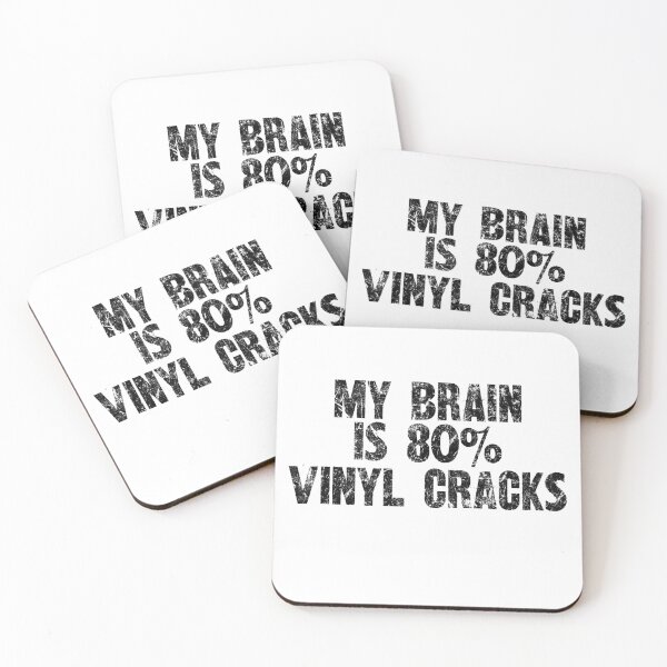 Item preview,  My Brain Is 80% Vinyl Cracks - Vintage Record Collector Tee designed and sold by SRZT.
