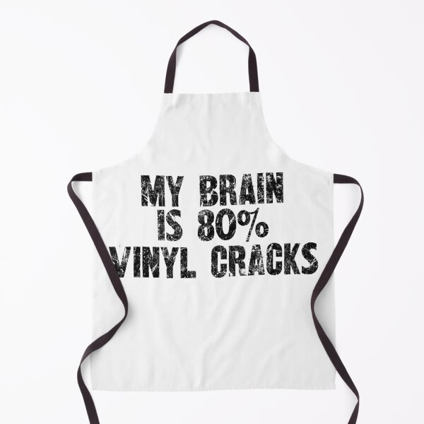 Item preview, My Brain Is 80% Vinyl Cracks - Vintage Record Collector Tee designed and sold by SRZT.