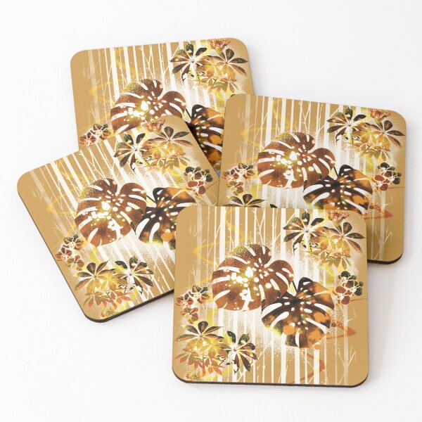 Item preview, Tropical leaf pattern #1 - Gold designed and sold by ArtSea-Bubble.