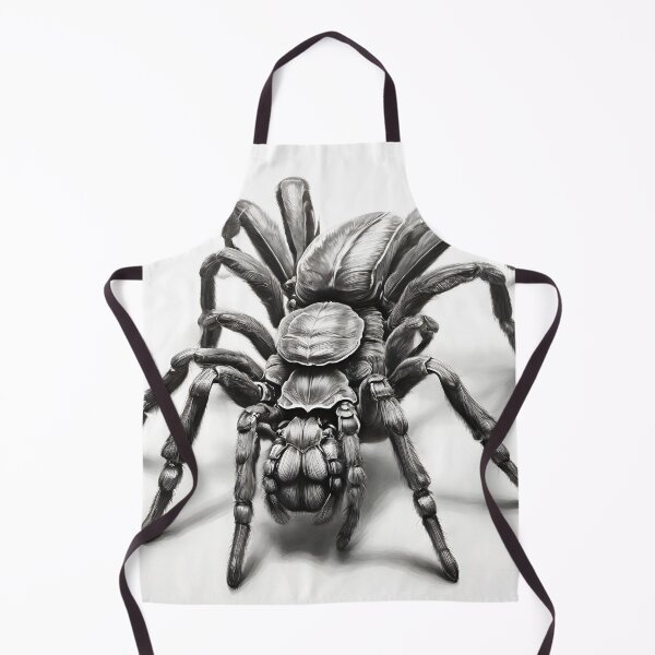 Item preview, Black and white Tarantula pencil drawing designed and sold by Pencil-Art.