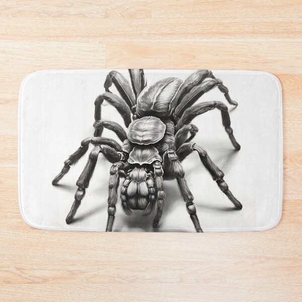 Item preview, Black and white Tarantula pencil drawing designed and sold by Pencil-Art.
