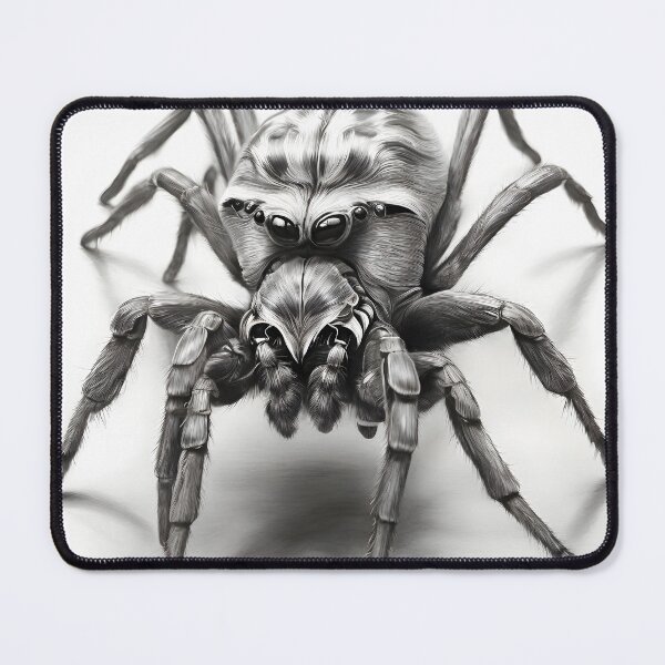 Item preview, Black and white Tarantula pencil drawing designed and sold by Pencil-Art.