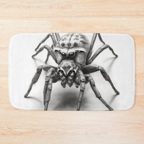 Item preview, Black and white Tarantula pencil drawing designed and sold by Pencil-Art.