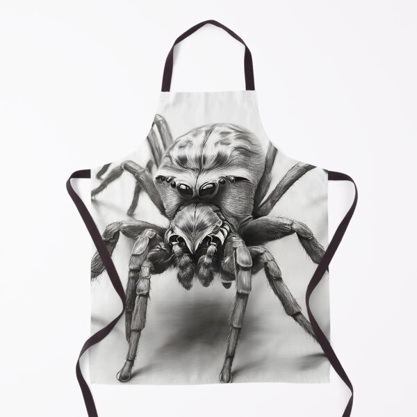 Item preview, Black and white Tarantula pencil drawing designed and sold by Pencil-Art.