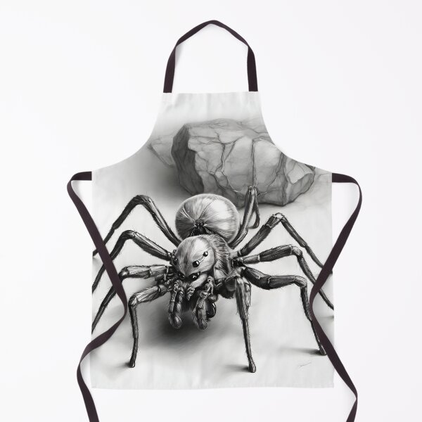 Item preview, Black and white Tarantula pencil drawing designed and sold by Pencil-Art.