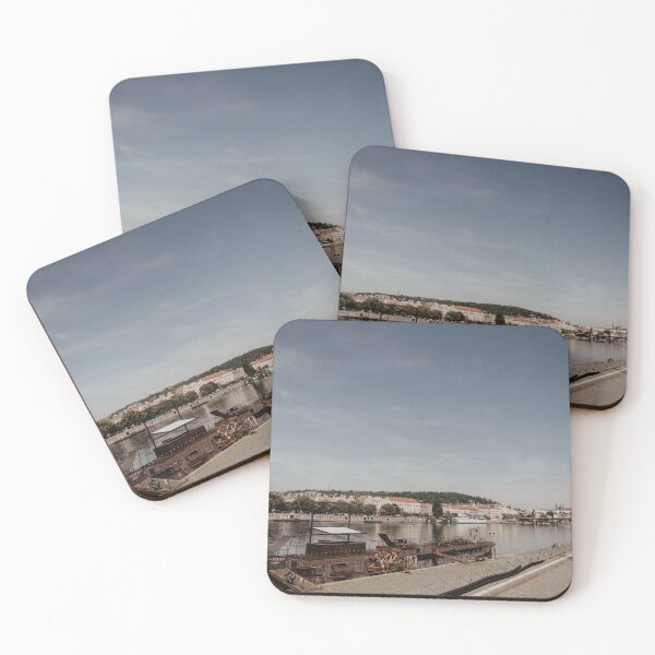 Item preview, view of the harbor in Prague designed and sold by LindsayVTravels.