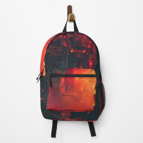 Item preview, Metrópolis al anochecer: el ardiente horizonte de Nueva York designed and sold by Moisky Art.