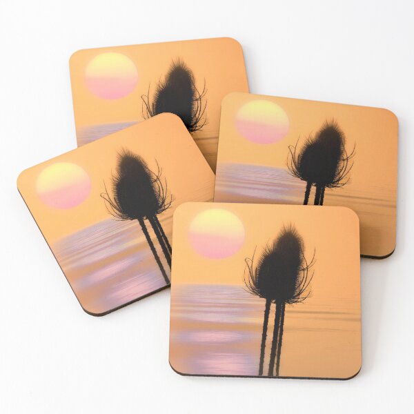 Item preview, Teasels at sunset designed and sold by RosRidleyPhoto.