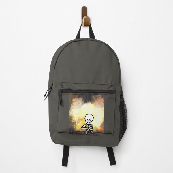 Item preview, #019 Skeleton running away from an Explosion designed and sold by Jasmine Froley.