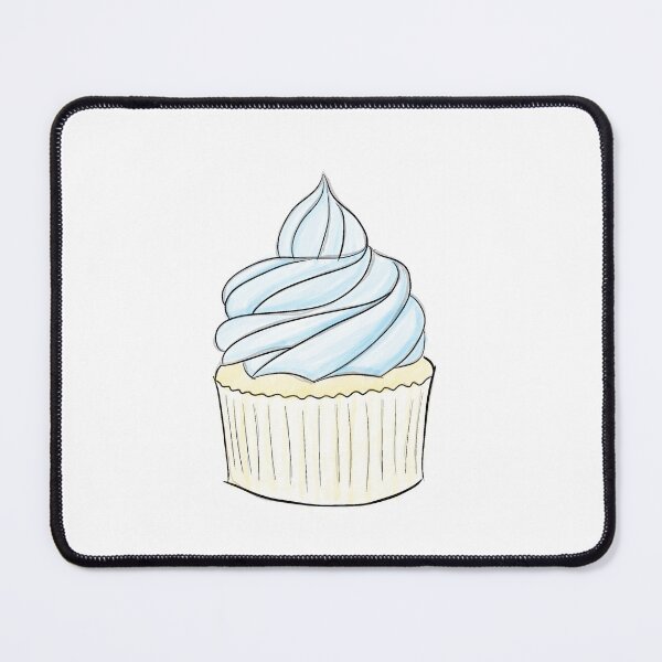 Item preview, Blue cute cupcake cake icing designed and sold by clinoei.